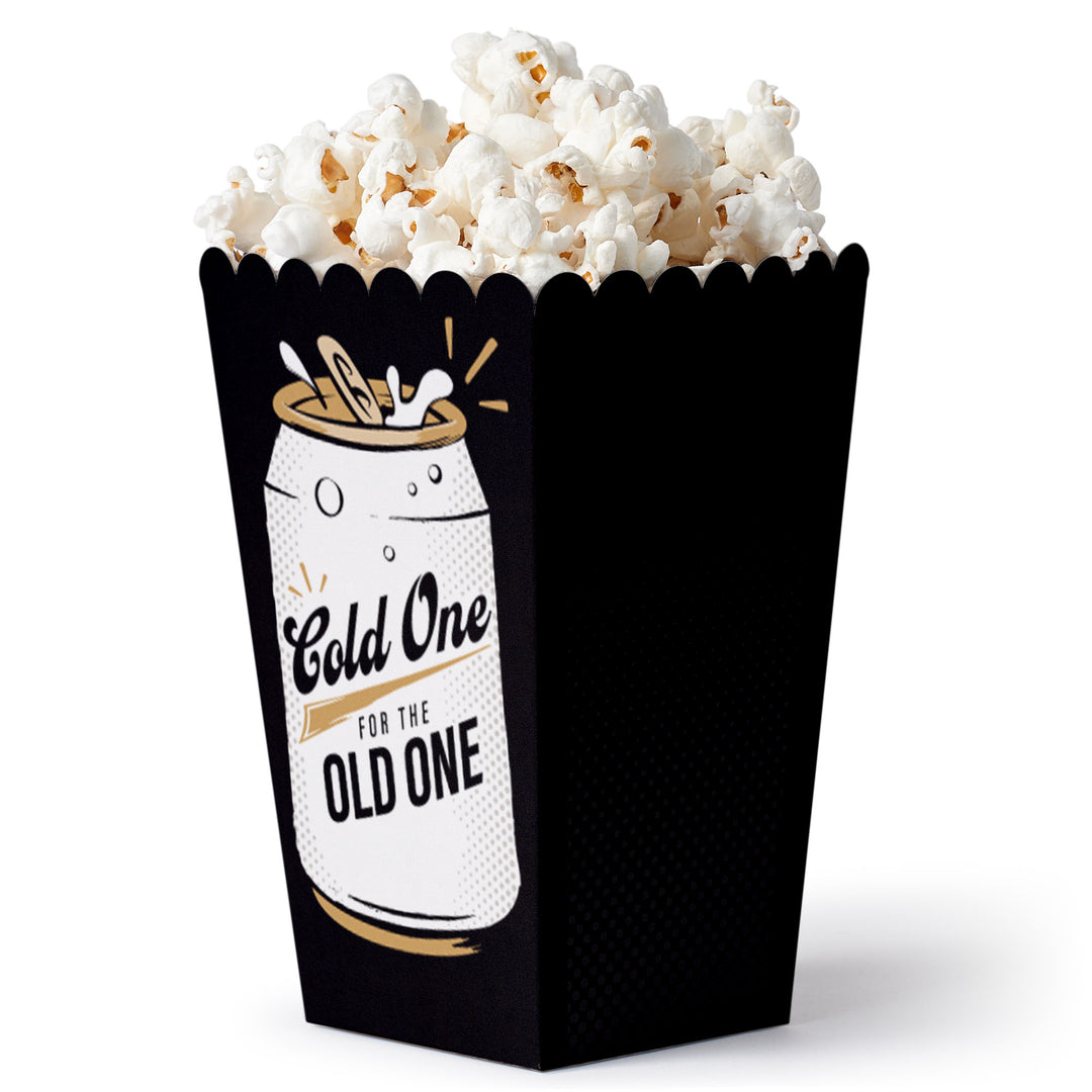 Cold One for the Old One Popcorn Boxes - 12 Ct