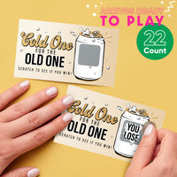 Cold One for the Old One Scratch Off Cards Game - 22 Ct