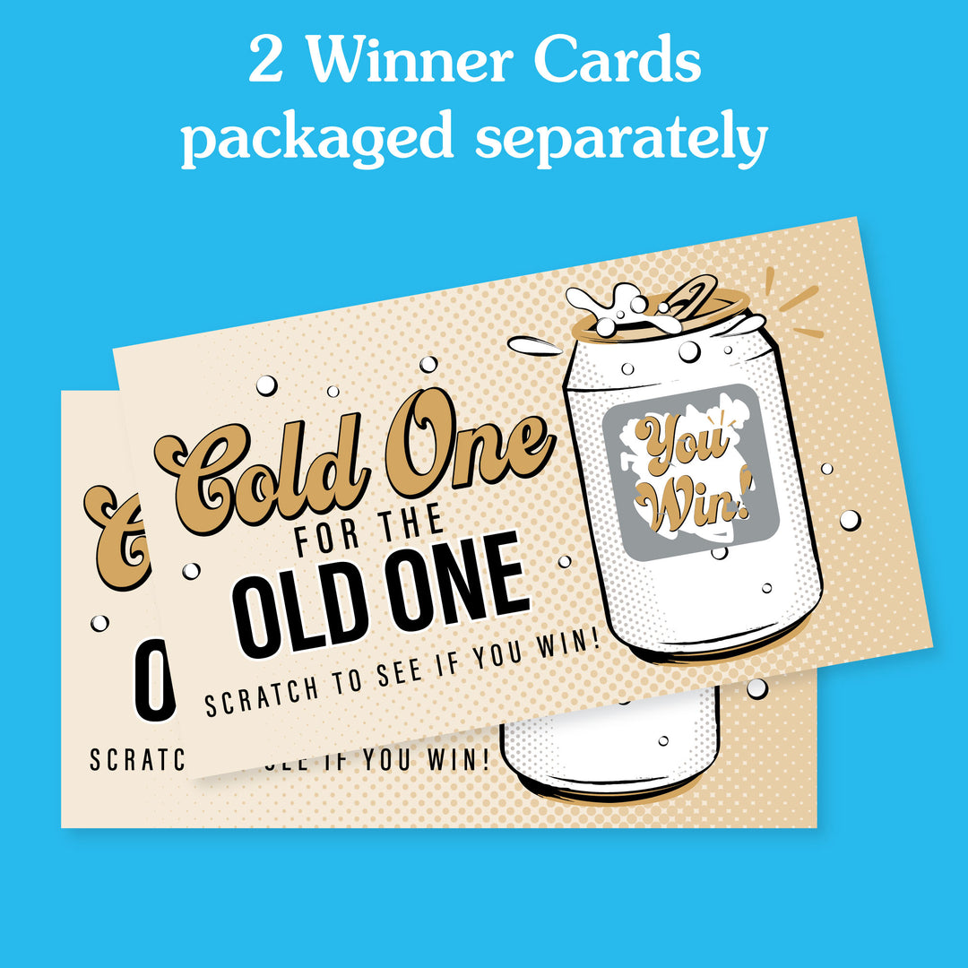 Cold One for the Old One Scratch Off Cards Game - 22 Ct