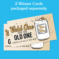Cold One for the Old One Scratch Off Cards Game - 22 Ct