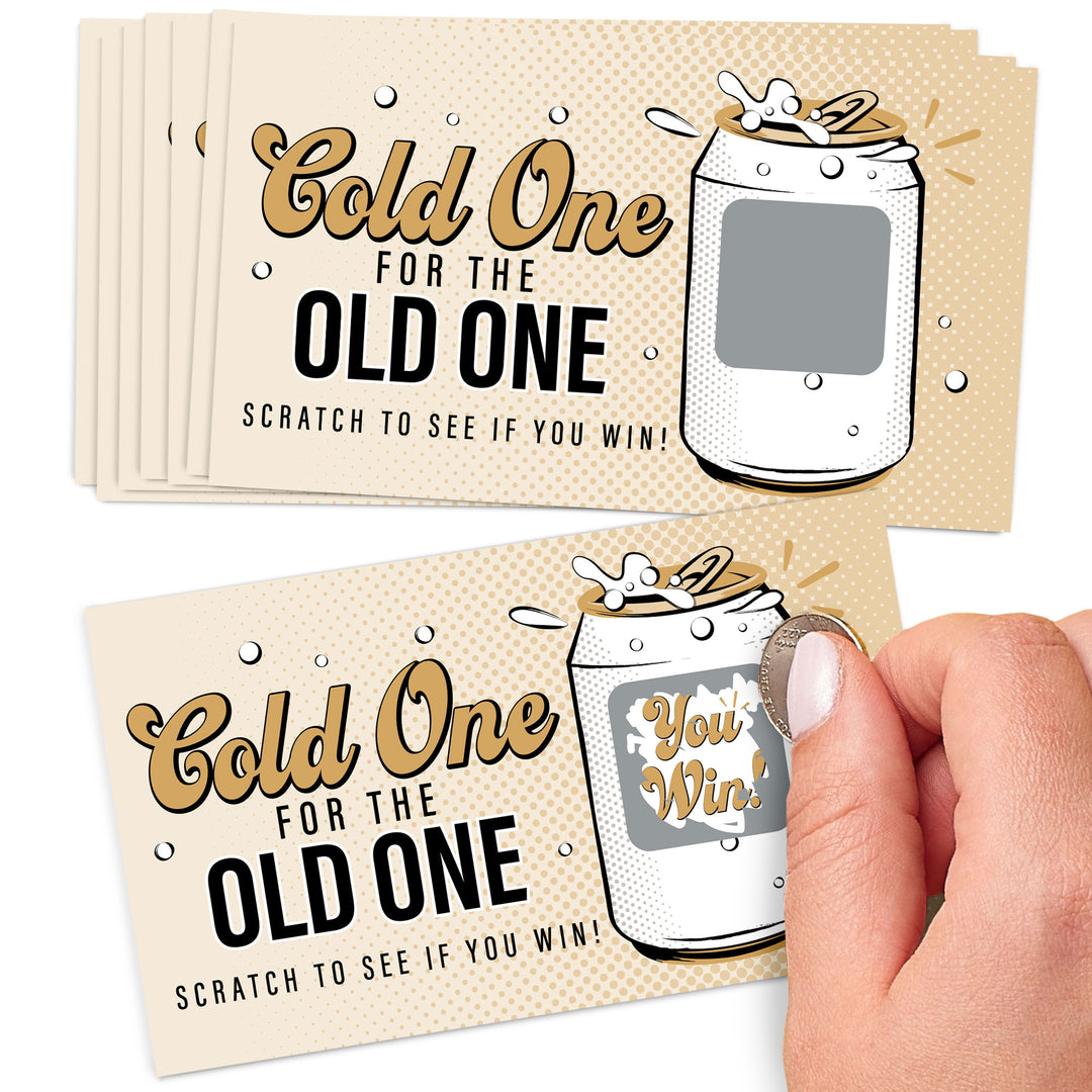 Cold One for the Old One Scratch Off Cards Game - 22 Ct