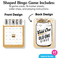 Cold One for the Old One Bingo Game - 18 Ct