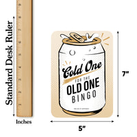 Cold One for the Old One Bingo Game - 18 Ct