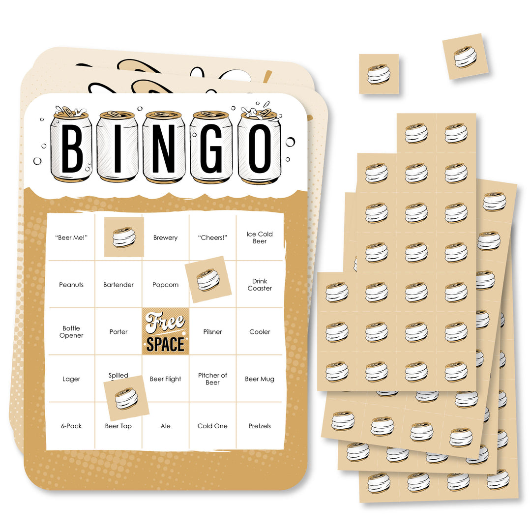 Cold One for the Old One Bingo Game - 18 Ct