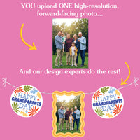 Custom Photo Garland Banner - Colorful Grandparents Day