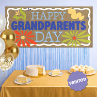 Colorful Grandparents Day Kraft Banner