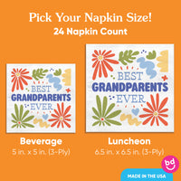 Napkins - Colorful Grandparents Day - 24 Ct