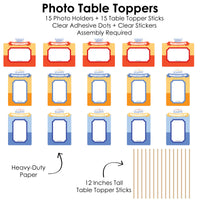 Colorful Grandparents Day Photo Table Toppers - 15 Pc