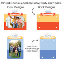 Colorful Grandparents Day Photo Table Toppers - 15 Pc