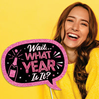 Colorful New Year Funny Photo Props - 10 Ct