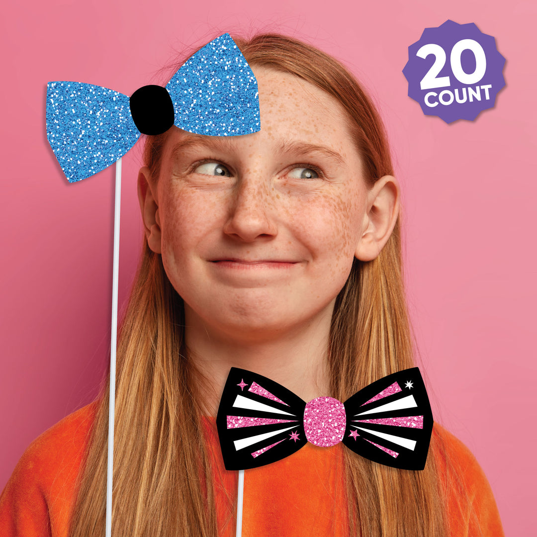 Colorful New Year 2026 Photo Props - 20 Ct