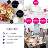 Custom Logo Confetti - Personalized Branded Business Party Decorations - 27 Count