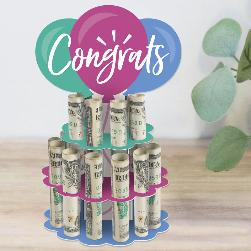 Congrats - DIY Congratulations Money Holder Gift - Cash Cake
