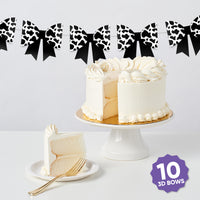 Cow Print - 3D Bow Banner