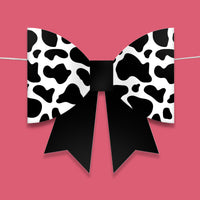 Cow Print - 3D Bow Banner