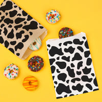 Paper Treat Bags - Cow Print - 25 Ct