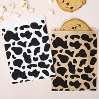 Paper Treat Bags - Cow Print - 25 Ct