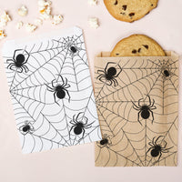 Paper Treat Bags - Creepy Spiders - 25 Ct