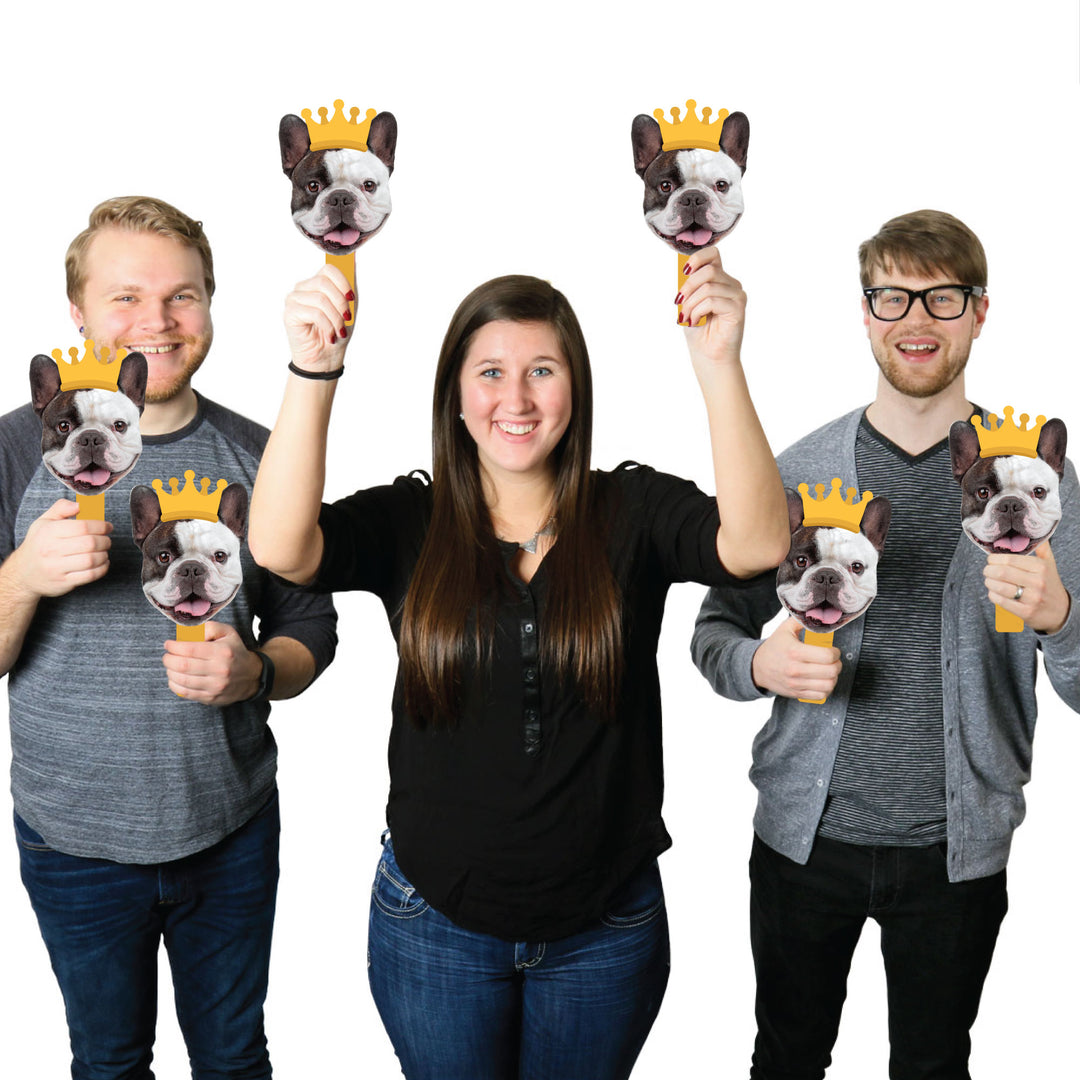 Custom Crown Fun Face Photo Paddles