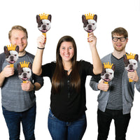 Custom Crown Fun Face Photo Paddles