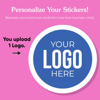 Custom Logo Stickers & Clear Cookie Bags