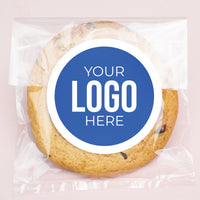 Custom Logo Stickers & Clear Cookie Bags