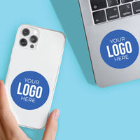 Custom Logo Cut-Out Stickers - 24 Ct