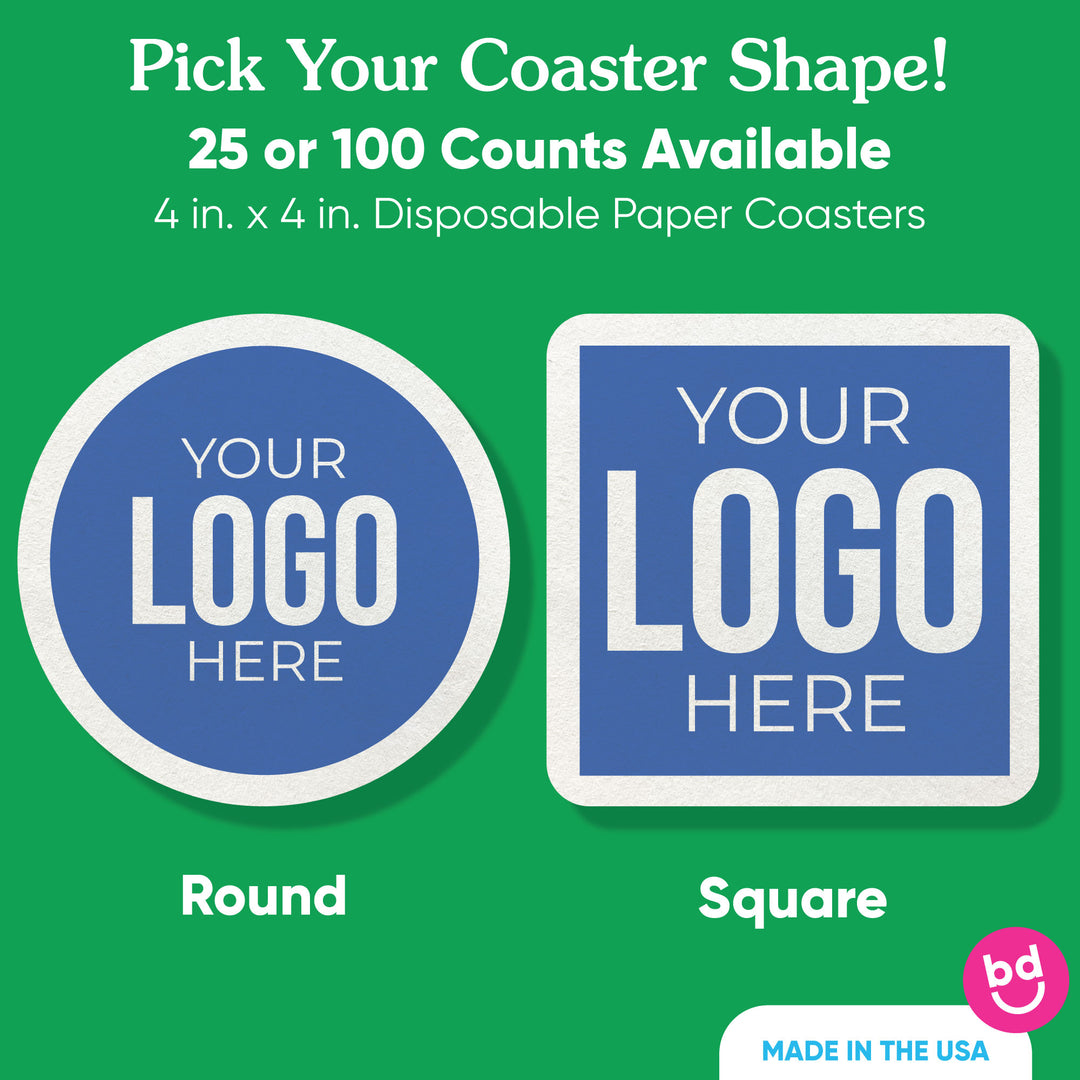 Custom Logo Coasters
