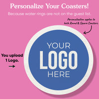 Custom Logo Coasters