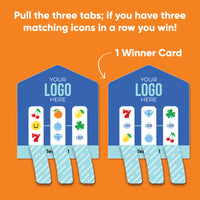 Custom Logo Pull Tabs Game - 96 Ct