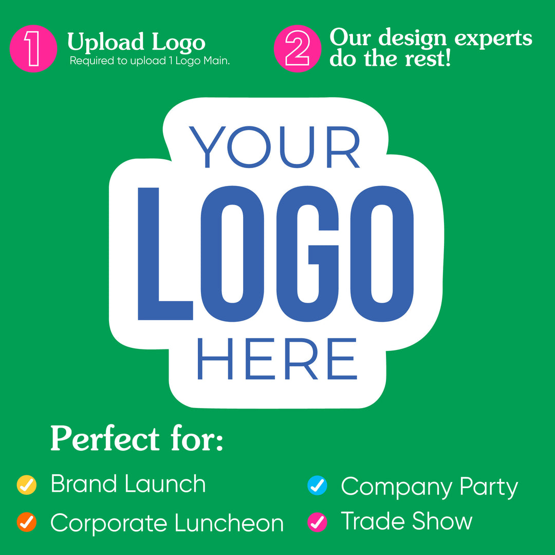 Custom Logo Temporary Tattoos - 12 Ct