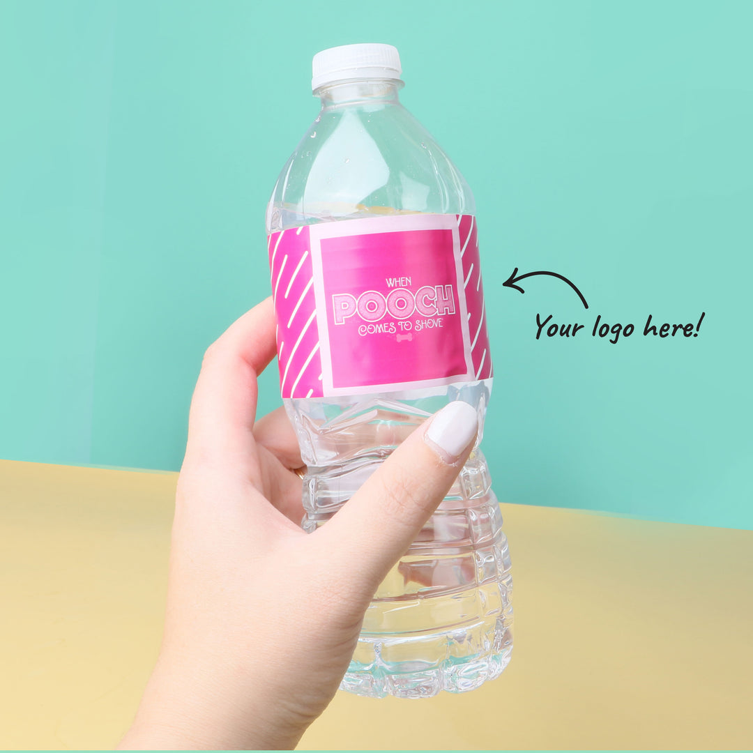 creative water bottle logo custom logo water bottle sticker