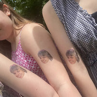Custom Fun Face Temporary Tattoos - 12 Ct