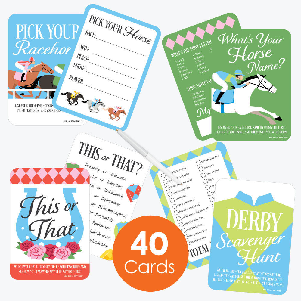 Four Derby party games included in bundle