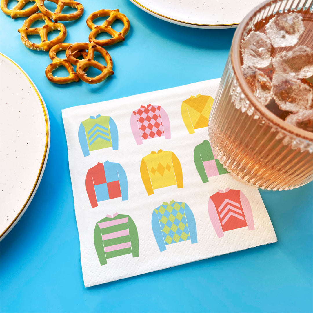 Styled Derby table setting with napkins