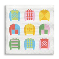Derby Horse Race beverage napkins stack