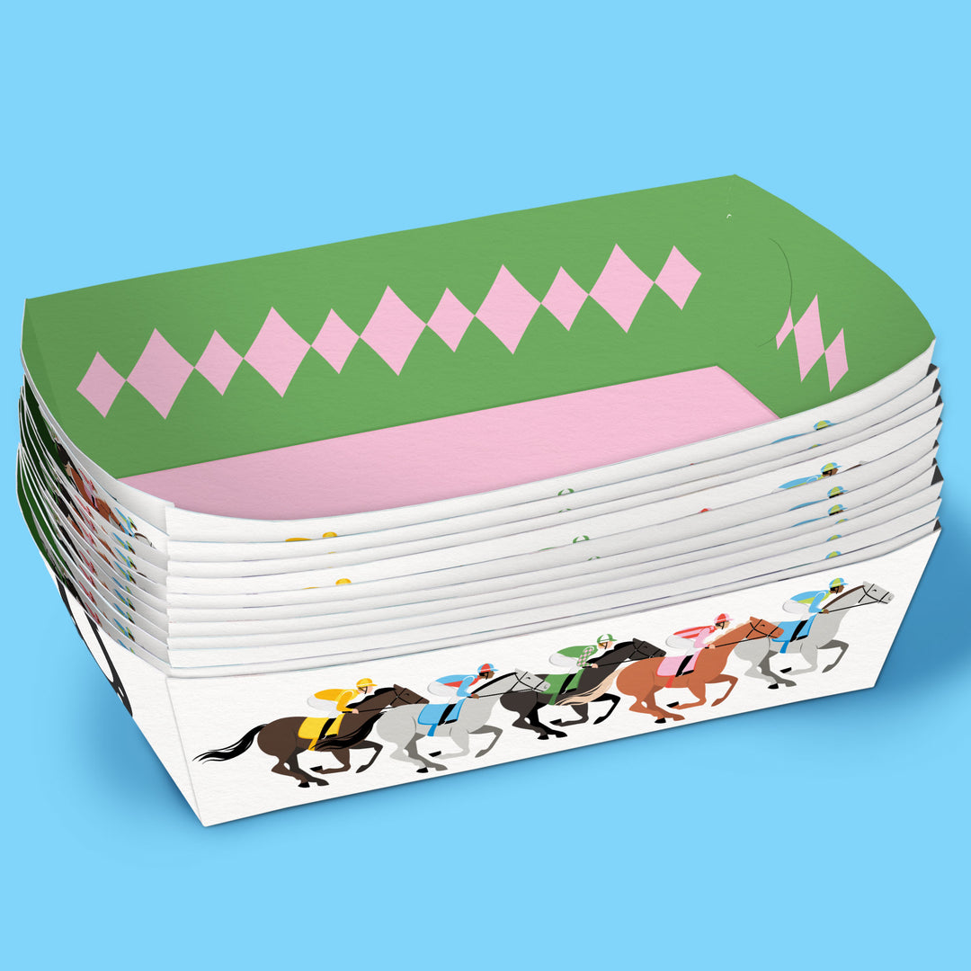 Double-sided food tray design close-up