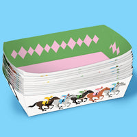 Double-sided food tray design close-up