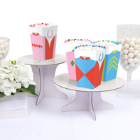 Popcorn boxes styled on Derby snack table