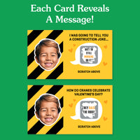 Construction Truck Valentines Day Classroom Exchange Scratch Off