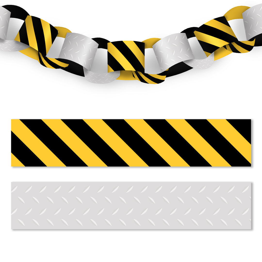 Dig It - Construction DIY Paper Chains - 128 Pc