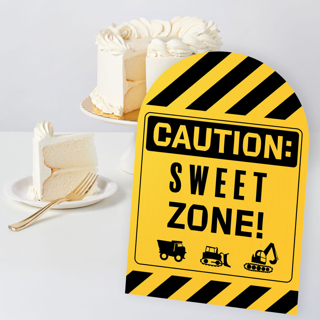 Dig It Construction Party Signs Set - 6 Ct