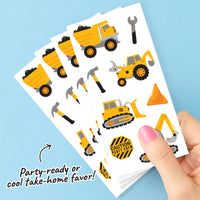 Dig It - Construction Temporary Tattoos - 96 Ct
