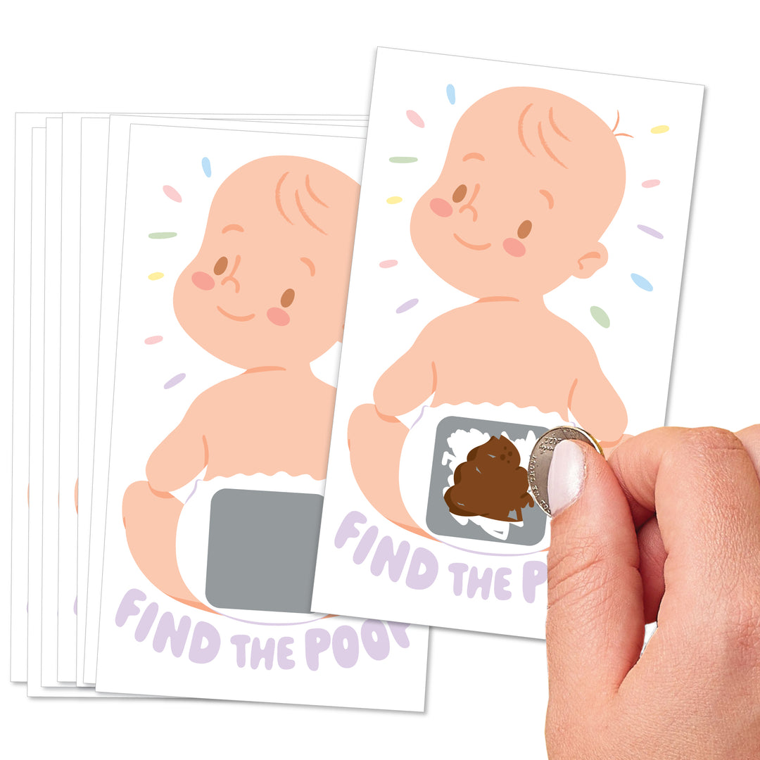 Dirty Diaper Scratch Off Cards Game - 22 Ct