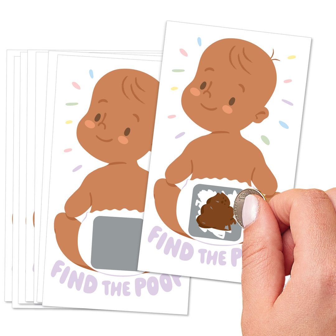 Dirty Diaper Scratch Off Cards Game - 22 Ct