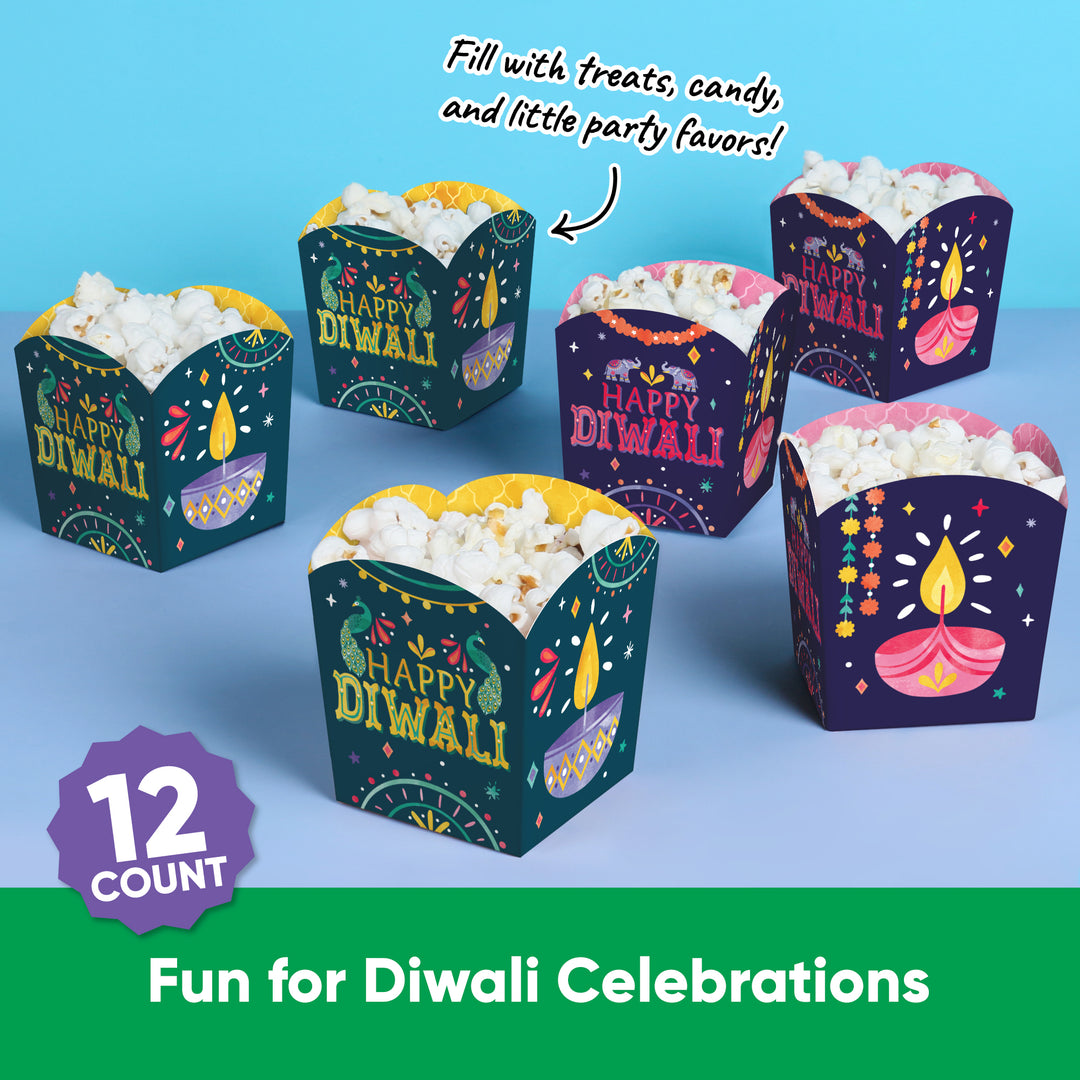 Diwali Festival of Lights Treat Boxes - 12 Ct