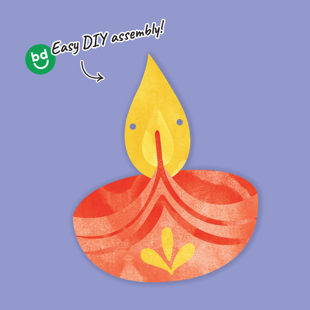 Diwali Festival of Lights Garland Banner - 15 Pc