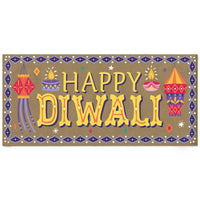 Diwali Festival of Lights Kraft Banner