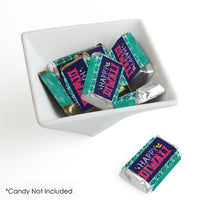 Diwali Festival of Lights Mini Candy Bar Wrapper Stickers - 40 Ct