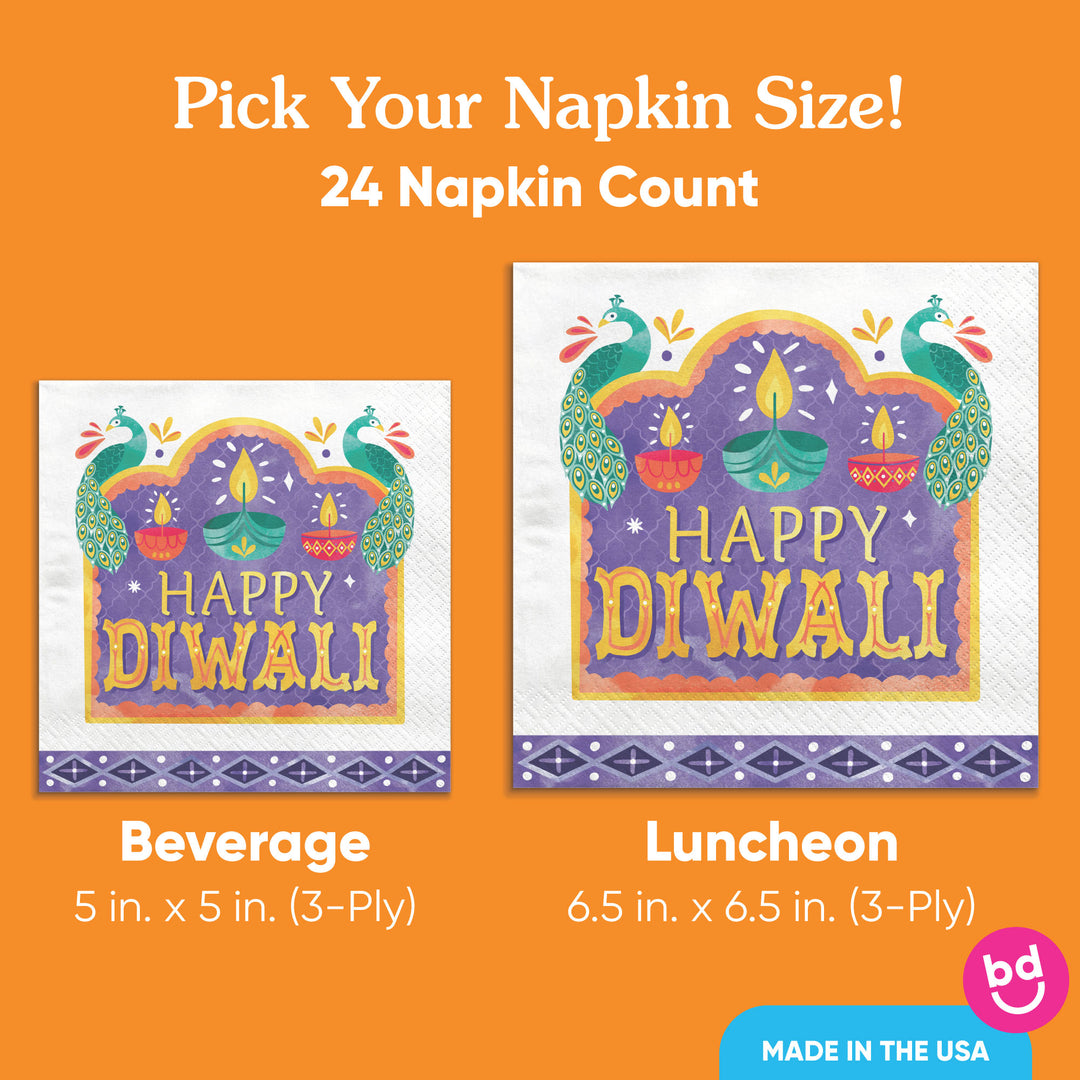 Napkins - Diwali Festival of Lights - 24 Ct